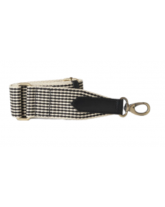 O My Bag | Webbing Strap Black Checkered