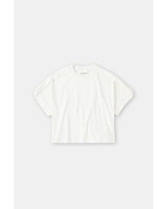 Closed | Cropped t-shirt ivoor