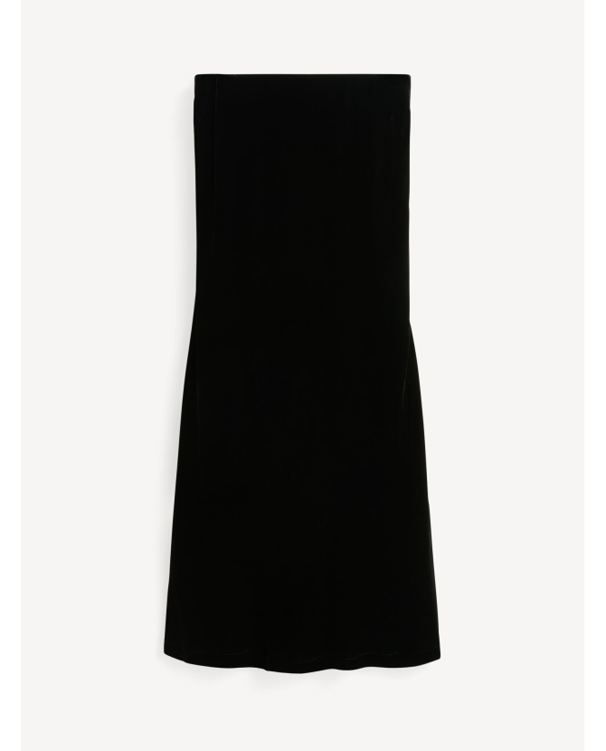 By Malene Birger | Boshan fluwelen midi rok zwart