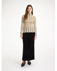 By Malene Birger | Boshan fluwelen midi rok zwart