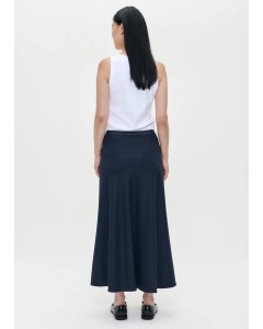 Zenggi | Pin stripe New Swan skirt midnight blue