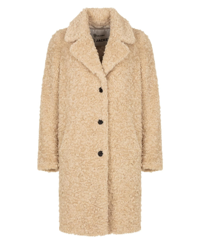 Giacomo | Faux Fur Coat beige