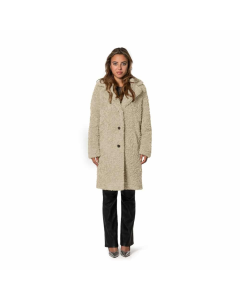 Giacomo | Faux Fur Coat beige