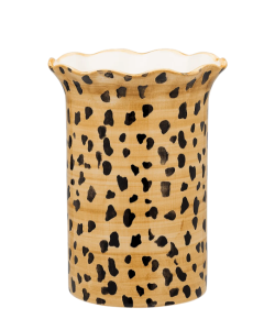 Anna + Nina | Leopard vase brown