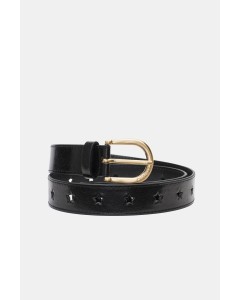 Fabienne chapot | Cut It Out Star Belt Black Metallic