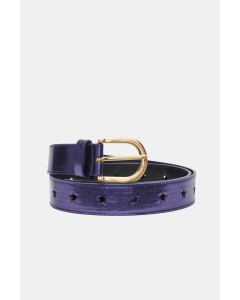 Fabienne chapot | Cut It Out Star Belt Navy metallic