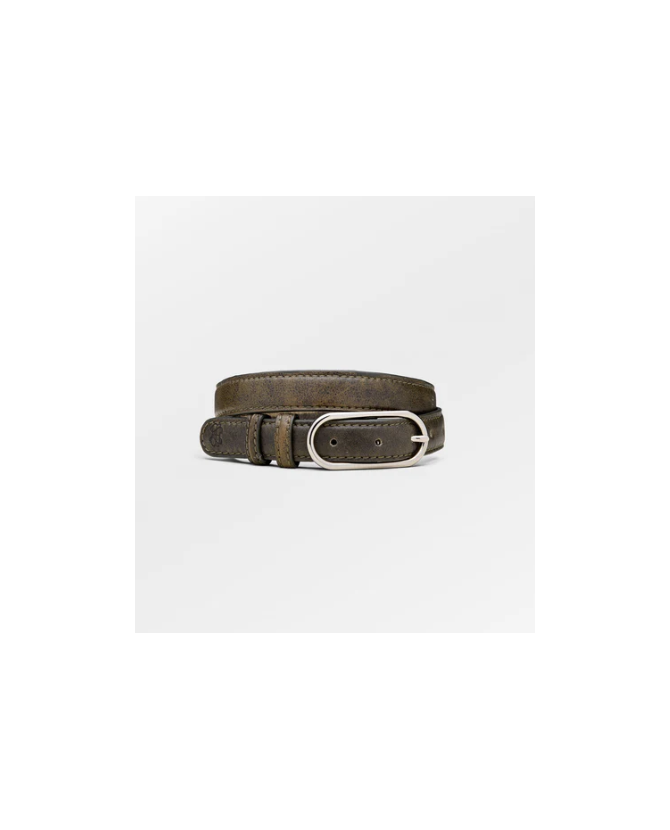 Becksondergaard | Crushed slim leather belt