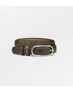 Becksondergaard | Crushed slim leather belt