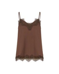 CC HEART | Rosie lace top brown