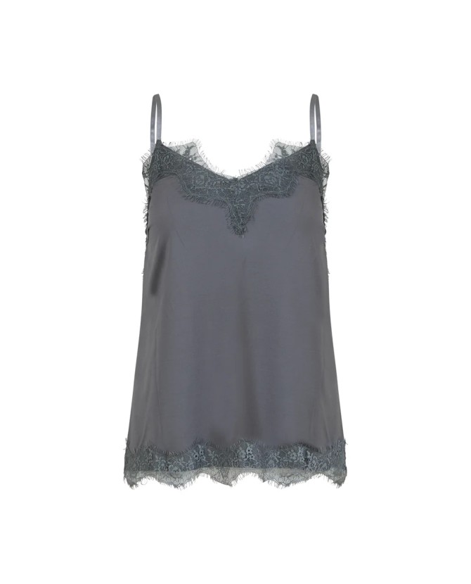 CC HEART | Rosie lace top grey