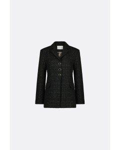 Fabienne chapot | Cher tweed blazer black