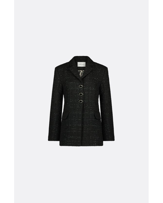 Fabienne chapot | Cher tweed blazer black