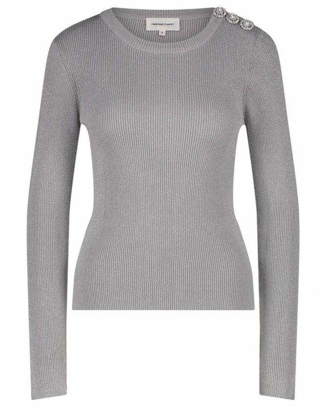 FABIENNE CHAPOT | Lollipop Longsleeve Pullover Silver