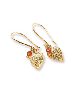 A BEAUTIFUL STORY | Generous Carnelian Earrings GP