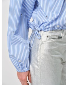 Dante 6 | Qwynn stripe drawstring shirt