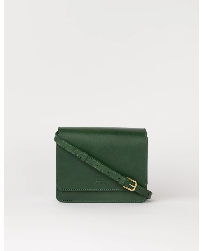 O My Bag | Audrey Mini Pine Green leren crossbody