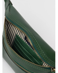 O My Bag | Beck's Bum Bag Pine Green leren tas