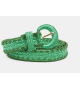 Fabienne Chapot | Raffia belt green glow