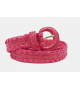 Fabienne Chapot | Raffia belt pink craze