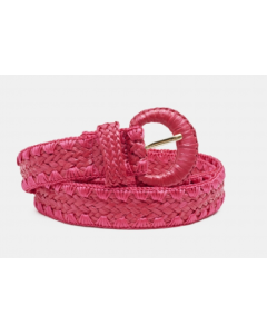 Fabienne Chapot | Raffia belt pink craze