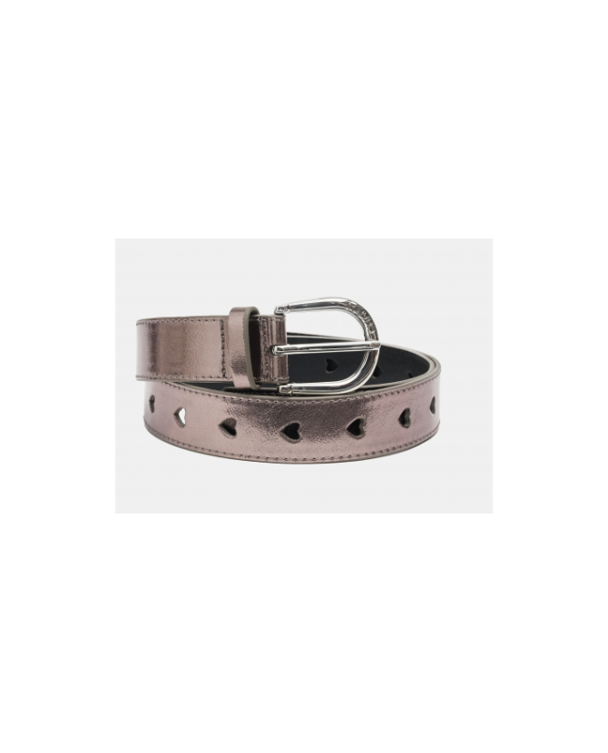 Fabienne Chapot | Cut it out heart belt dark silver