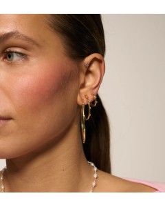 Anna+Nina | Medium Lumiere Hoop Earrings