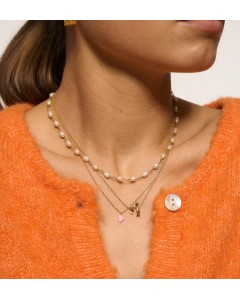 Anna+Nina | Rose Heart Beat Necklace