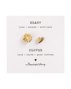 A Beautiful Story | Brooch Set Clover - Heart