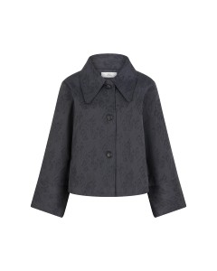 Ruby Tuesday | IRIAK Short Jacquard Jacket With Collar