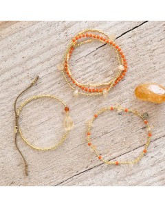 A Beautiful Story | Surprise Citrine Carnelian Bracelet