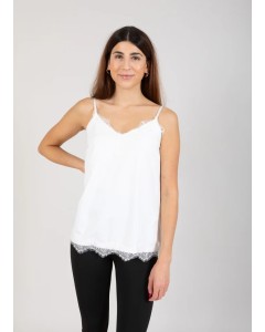 CC Hearts | Rosie Lace Top Off-White