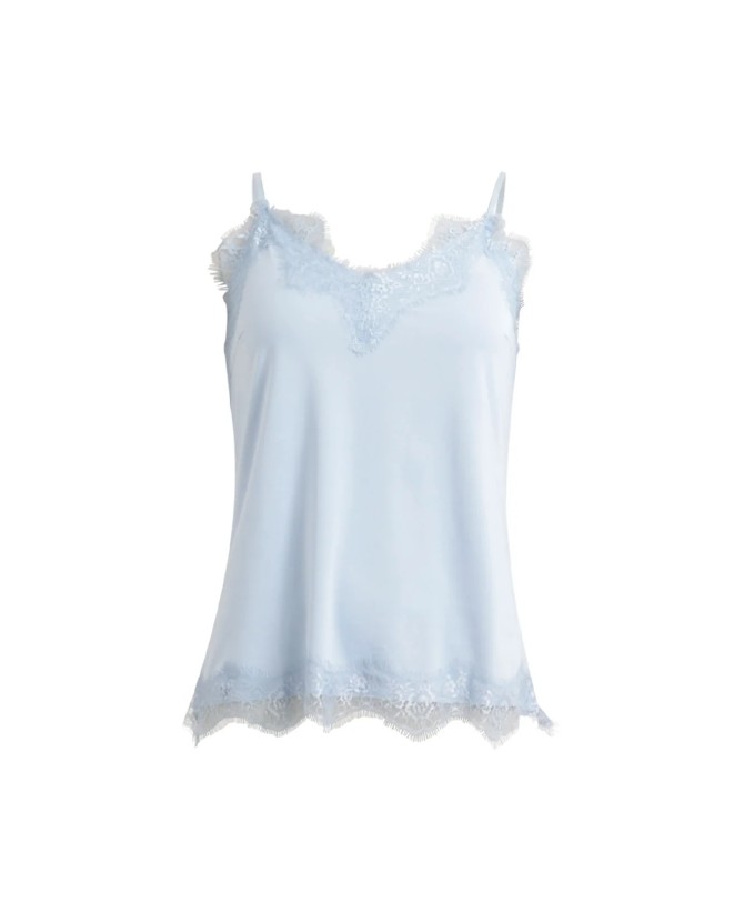 CC Hearts | Rosie Lace Top Powder Blue