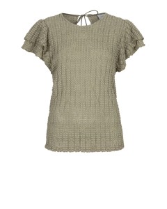 Dante6 | Marlowé Lace Volant Top