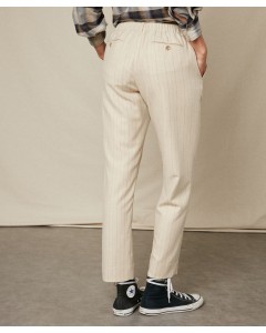 Hartford | Striped flannel parfum pants